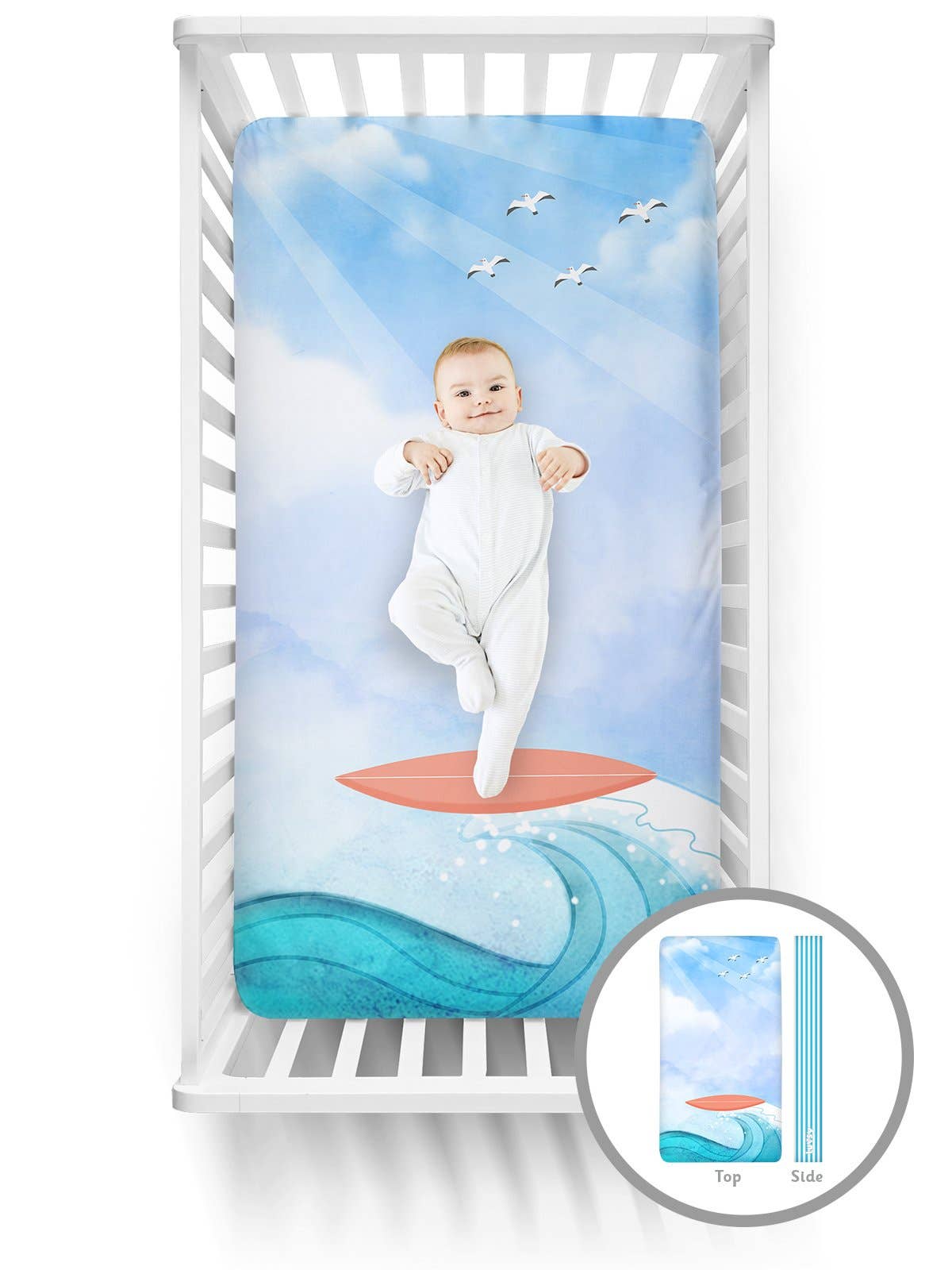 Luvsy - Surfer Crib Sheets – www.sassybarn.com